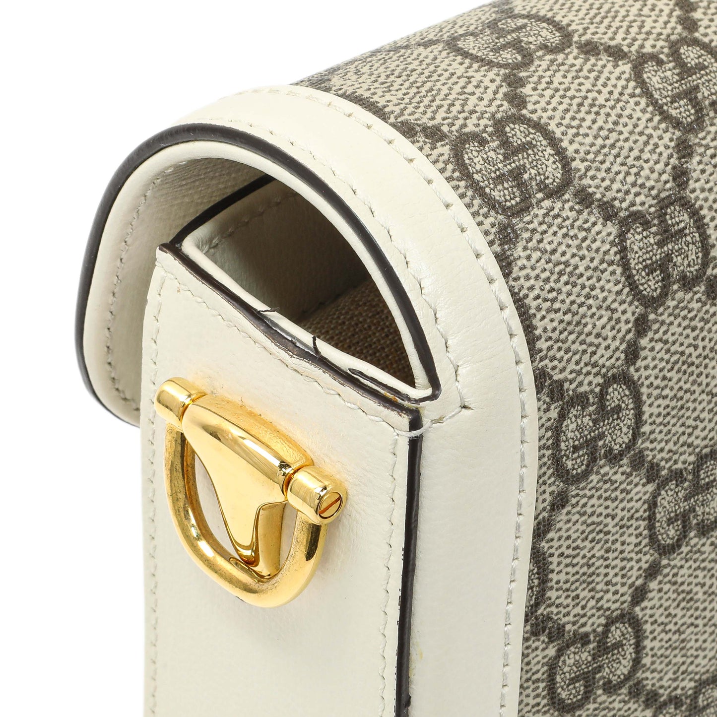 Exclusive Gucci GG Supreme Monogram Web Mini Horsebit 1955 Shoulder Bag — Alternate View 8