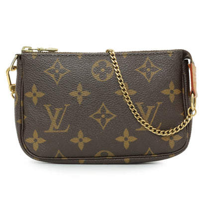 Exclusive Louis Vuitton Monogram Mini Pochette Accessories — Front View