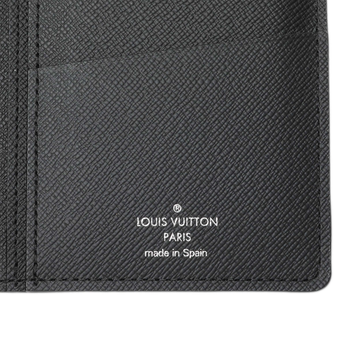 Exclusive Louis Vuitton Monogram Eclipse Brazza Wallet — Detail View