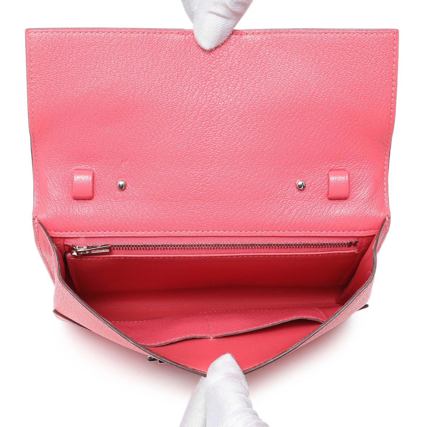 Exclusive Hermes Pink Chevre Cinhetic To Go Shoulder Bag — Lifestyle View