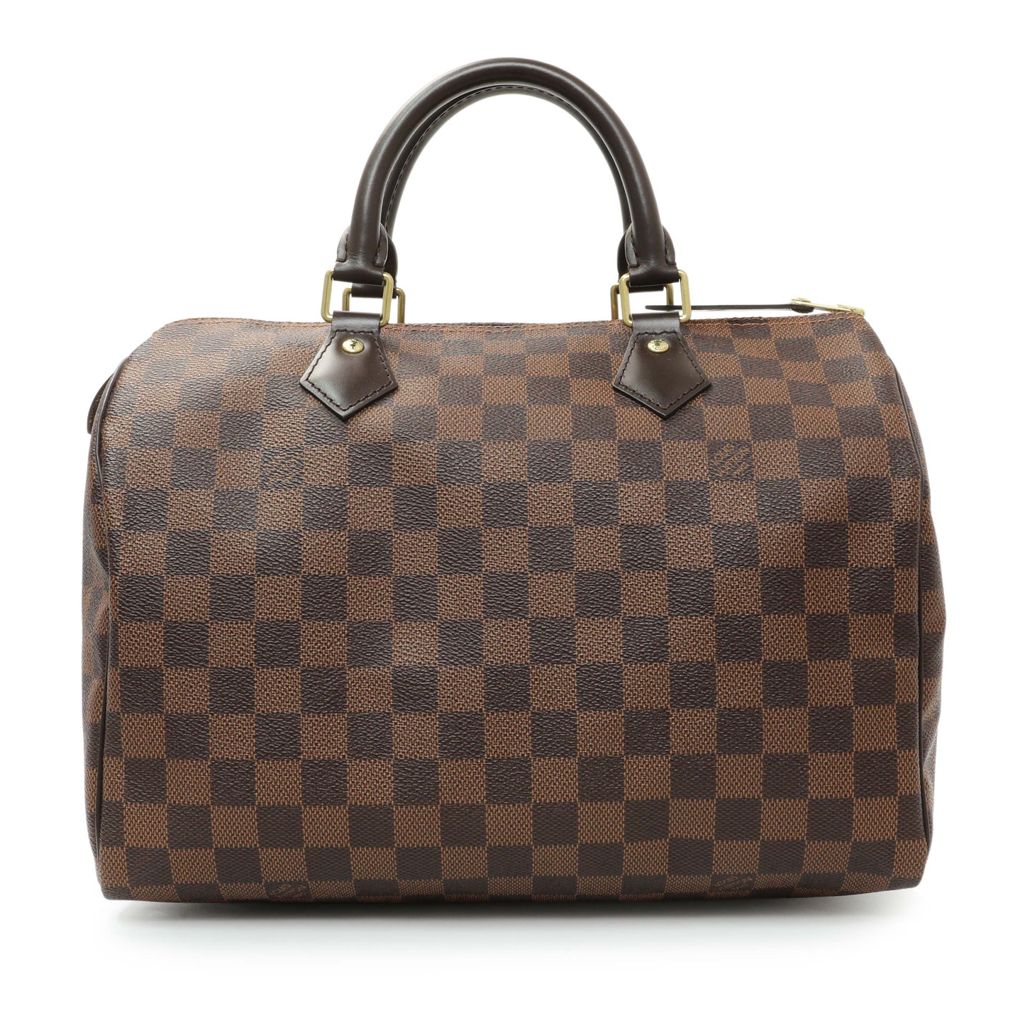 Exclusive Louis Vuitton Damier Ebene Speedy 30 — Front View