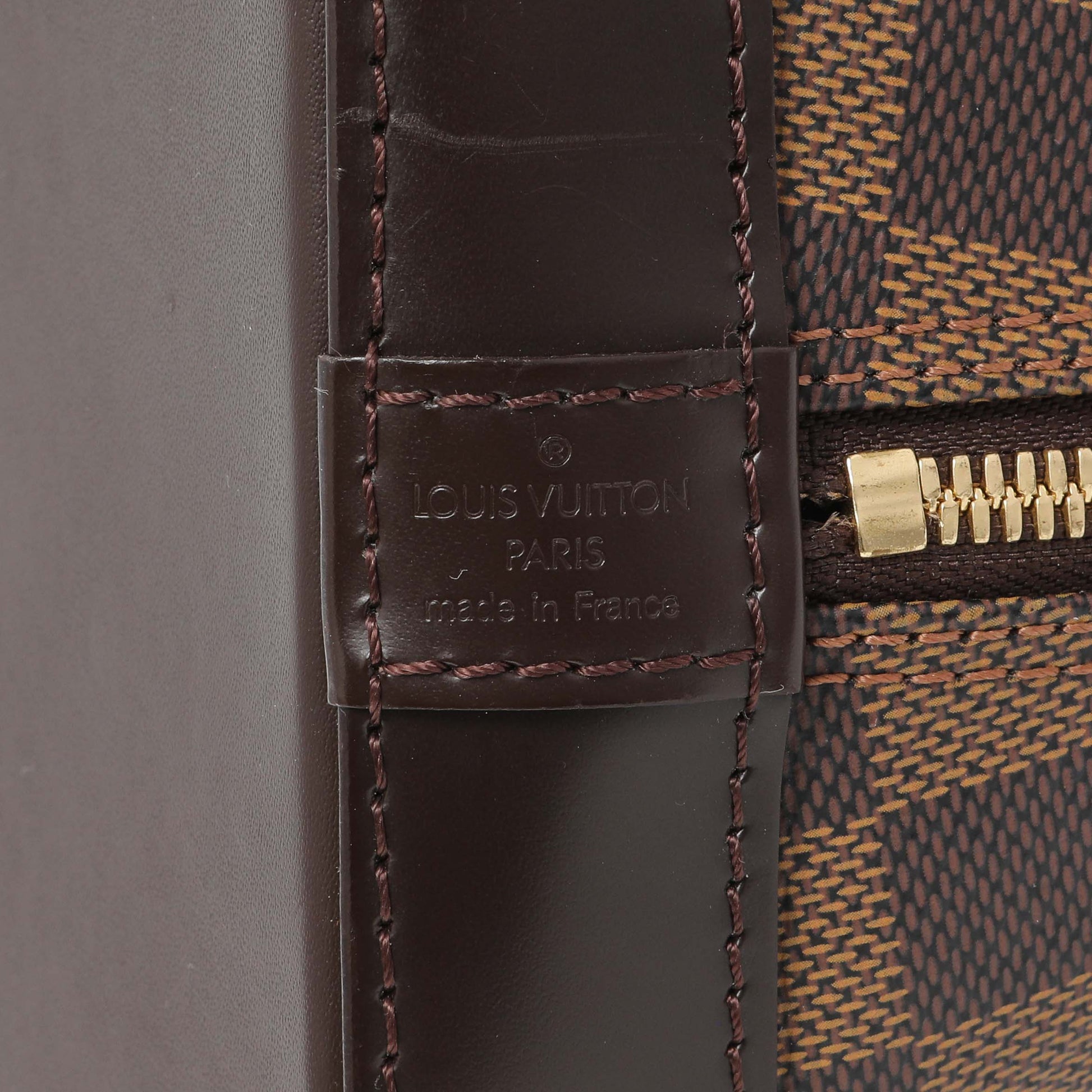 Exclusive Louis Vuitton Damier Ebene Alma PM — Alternate View 9