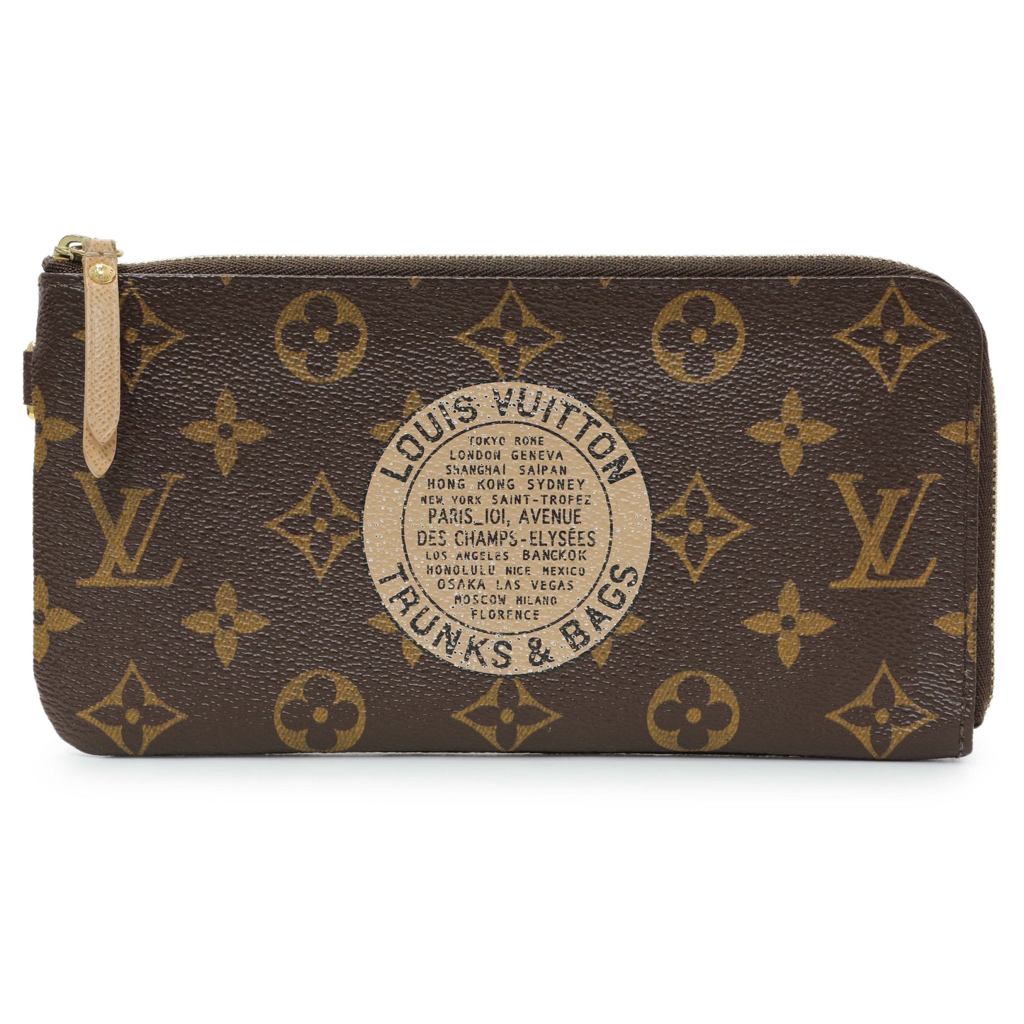 Exclusive Louis Vuitton Monogram Trunks and Bags Complice Wallet — Front View