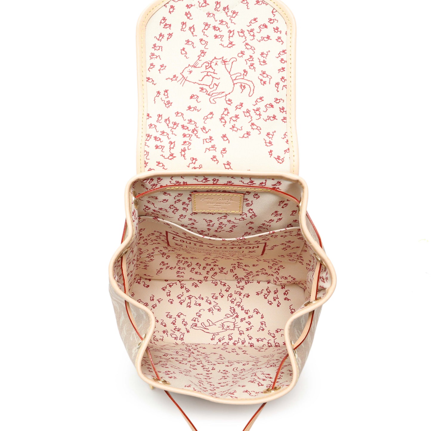 Exclusive Louis Vuitton Meowgram Montsouris PM — Top View