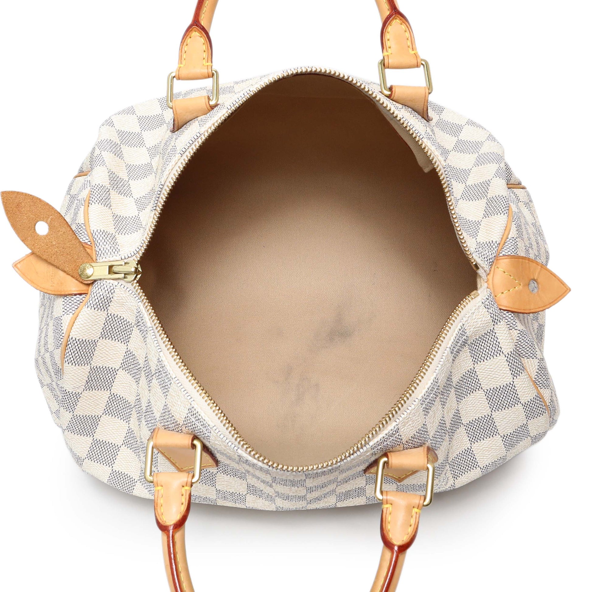 Exclusive Louis Vuitton Damier Azur Speedy 30 — Alternate View 8