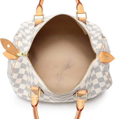 Exclusive Louis Vuitton Damier Azur Speedy 30 — Alternate View 8