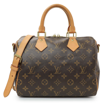 Exclusive Louis Vuitton Monogram Speedy Bandouliere 25 — Front View