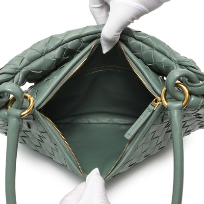 Exclusive Bottega Veneta Nappa Intrecciato Medium Gemelli Shoulder Bag — Top View