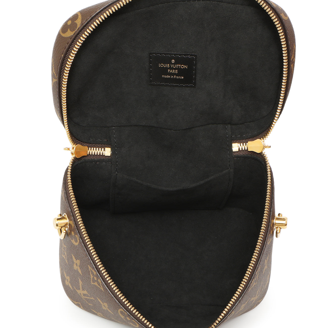 Exclusive Louis Vuitton Monogram Reverse Vanity PM — Top View