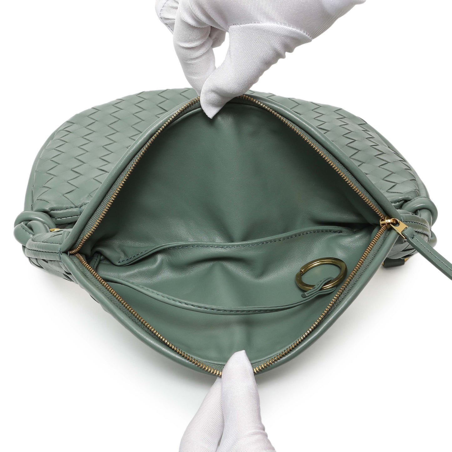 Exclusive Bottega Veneta Nappa Intrecciato Medium Gemelli Shoulder Bag — Detail View