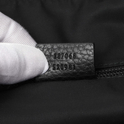 Exclusive Gucci Black Nylon Monogram Tote — Lifestyle View