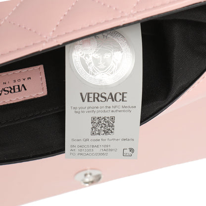 Exclusive Versace Pink Quilted Lambskin Medusa Chain Crossbody — Alternate View 10