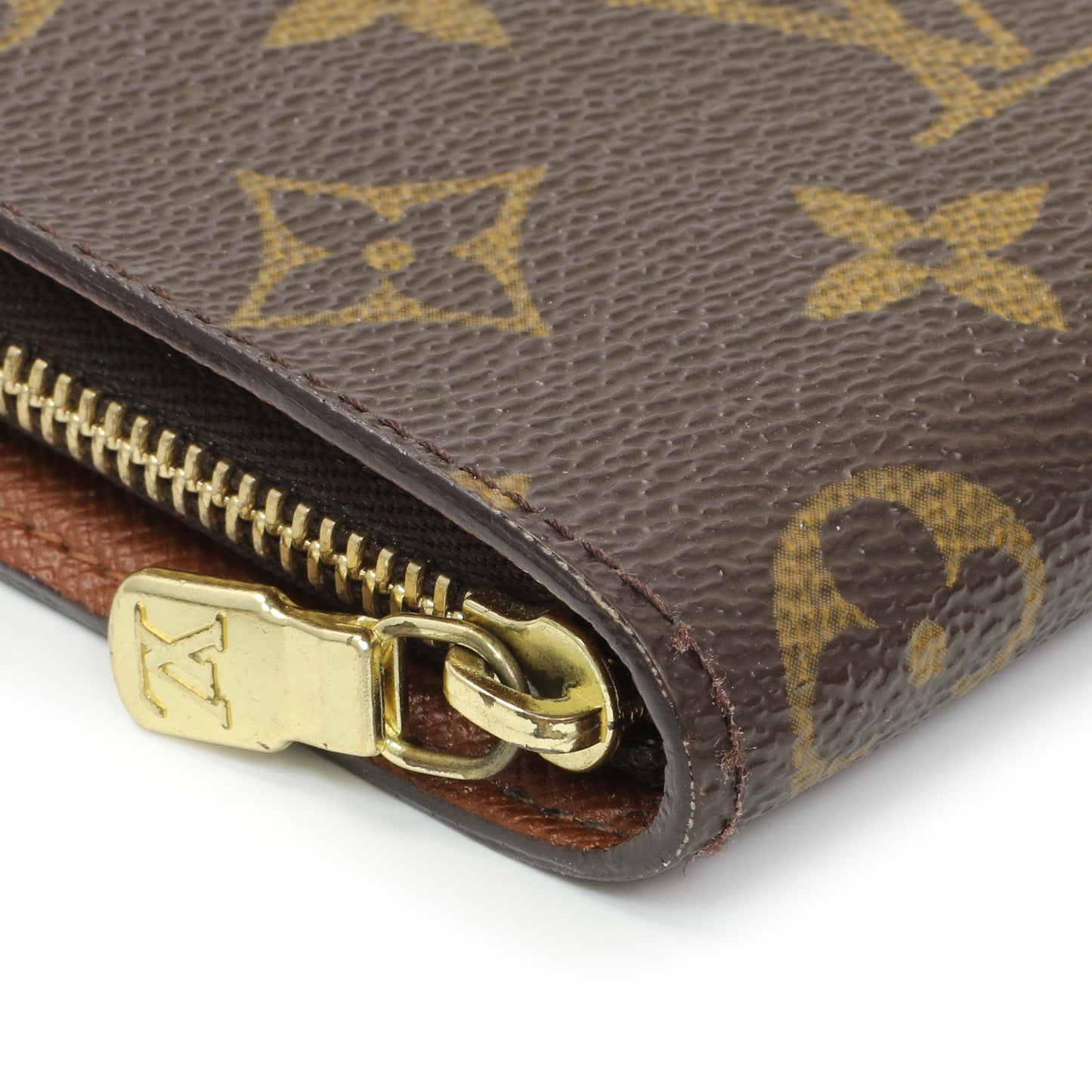 Exclusive Louis Vuitton Monogram Porte-Monnaie Zippy Wallet — Top View