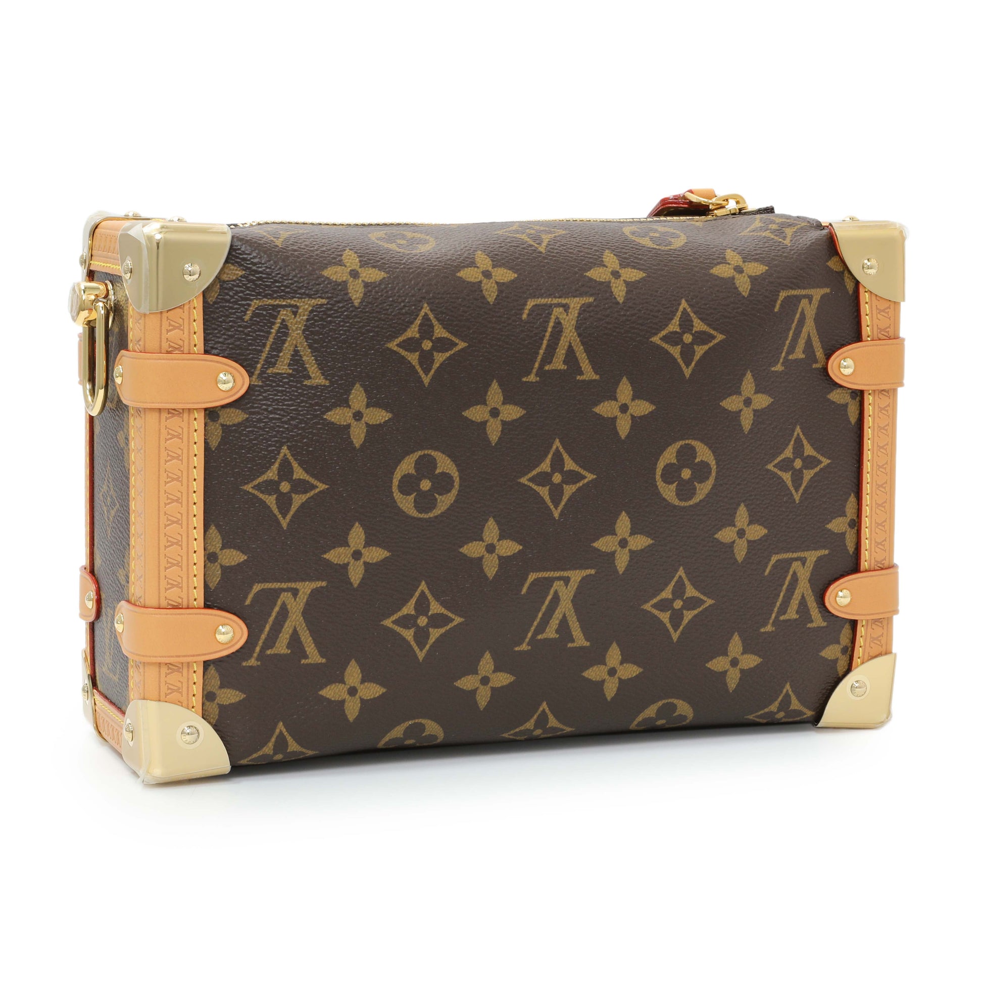 Exclusive Louis Vuitton Monogram Side Trunk MM — Side View