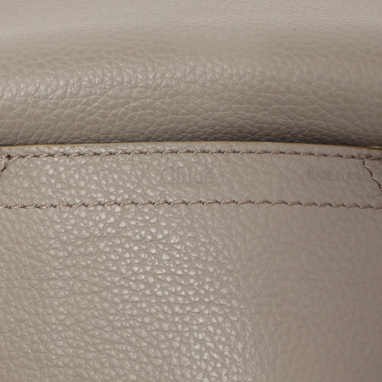 Exclusive Chloe Grey Calfskin Mini Marcie — Lifestyle View