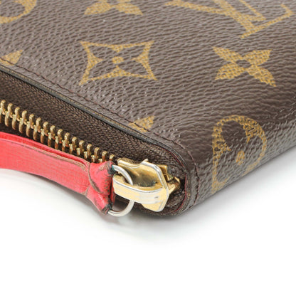 Exclusive Louis Vuitton Monogram Clemence Wallet — Top View