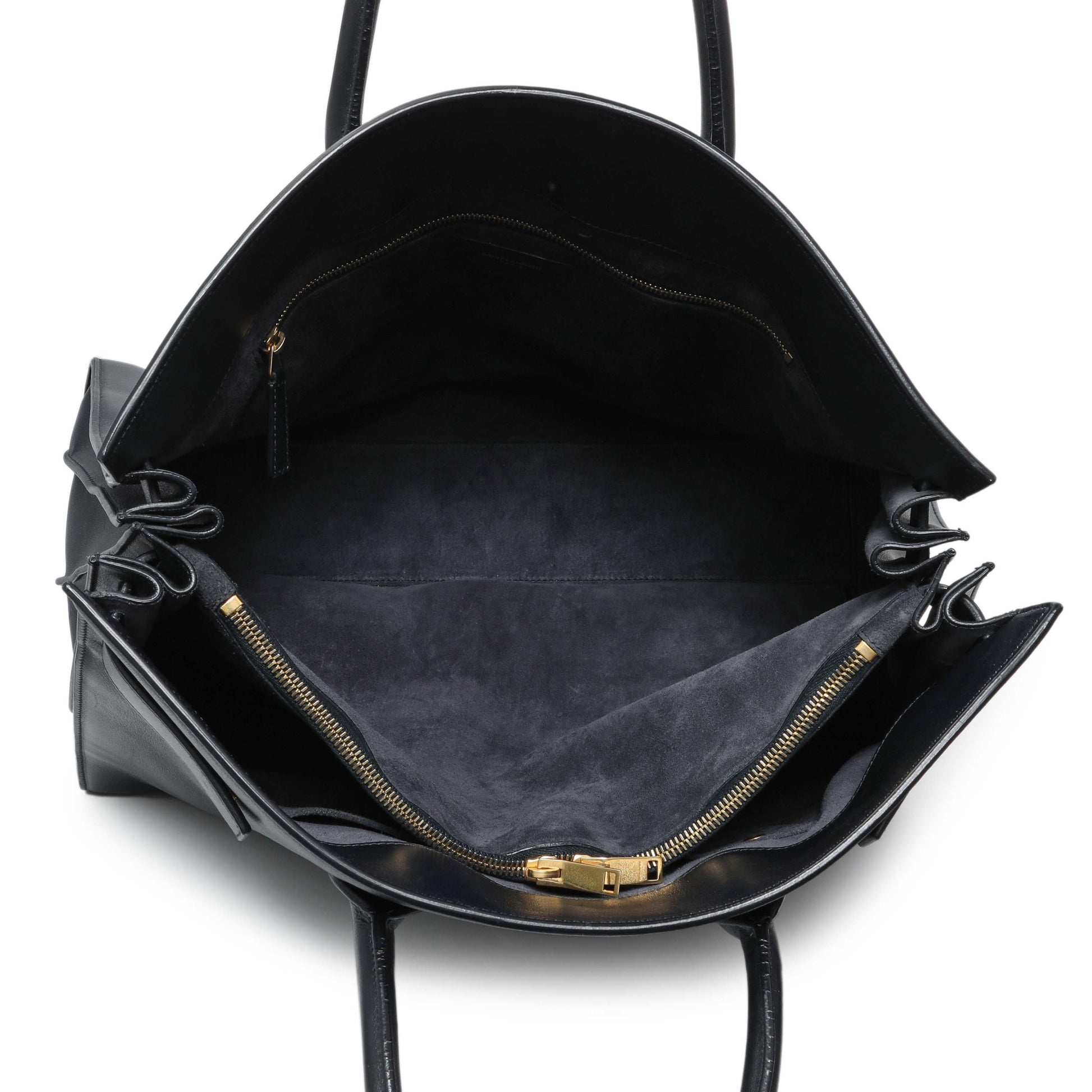 Exclusive Saint Laurent Navy Calfskin Large Sac De Jour — Alternate View 8