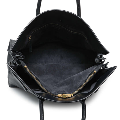 Exclusive Saint Laurent Navy Calfskin Large Sac De Jour — Alternate View 8