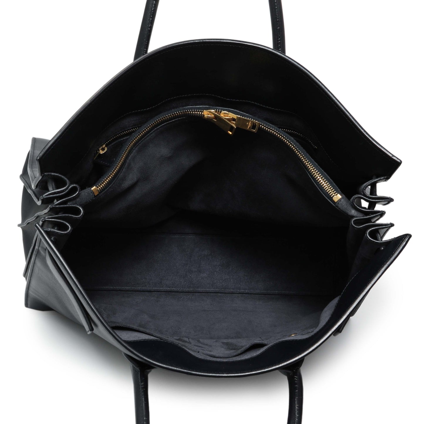 Exclusive Saint Laurent Navy Calfskin Large Sac De Jour — Alternate View 9