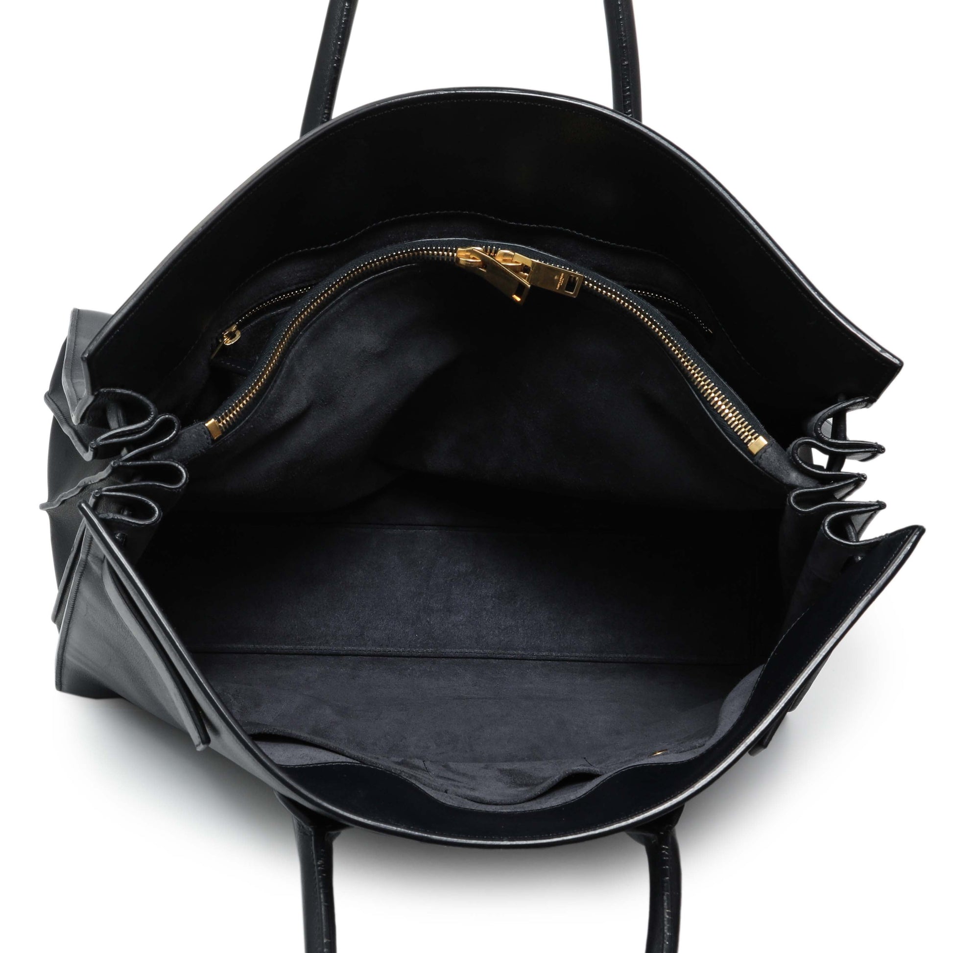 Exclusive Saint Laurent Navy Calfskin Large Sac De Jour — Alternate View 9