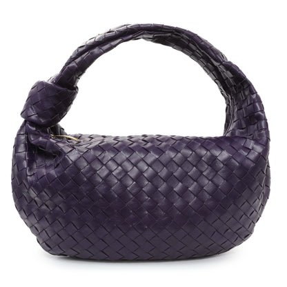 Exclusive Bottega Veneta Purple Large Jodie — Front View