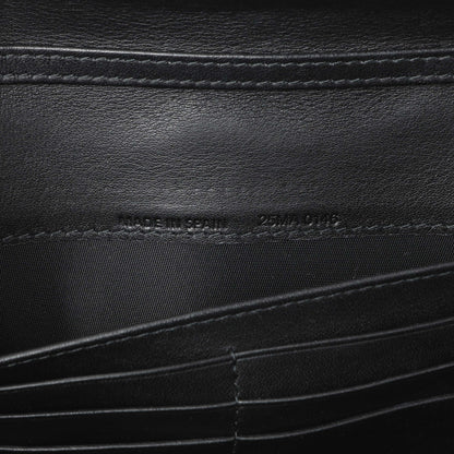 Exclusive Christian Dior Black Patent Cannage Lady Dior Rendezvous Wallet On Chain — Lifestyle View