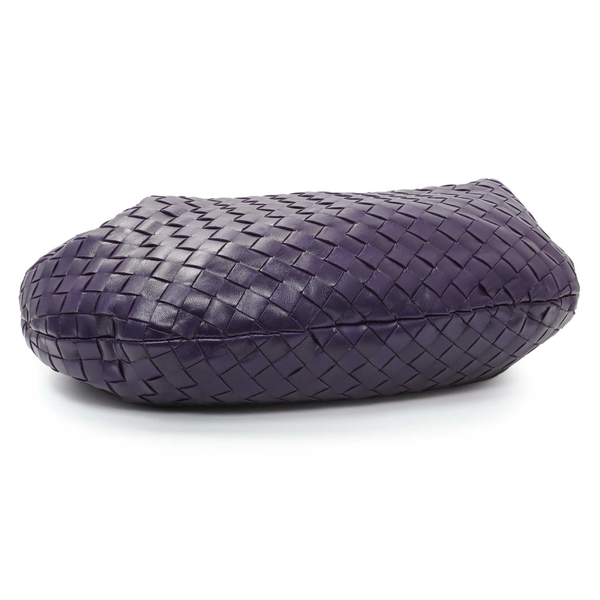 Exclusive Bottega Veneta Purple Large Jodie — Back View