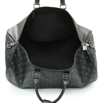 Exclusive Louis Vuitton Monogram Eclipse Keepall Bandouliere 55 — Alternate View 8
