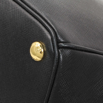 Exclusive Prada Black Saffiano Large Galleria Double Zip Tote — Alternate View 7