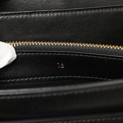 Exclusive Celine Black Calfskin Small 16 Top Handle Bag — Alternate View 7