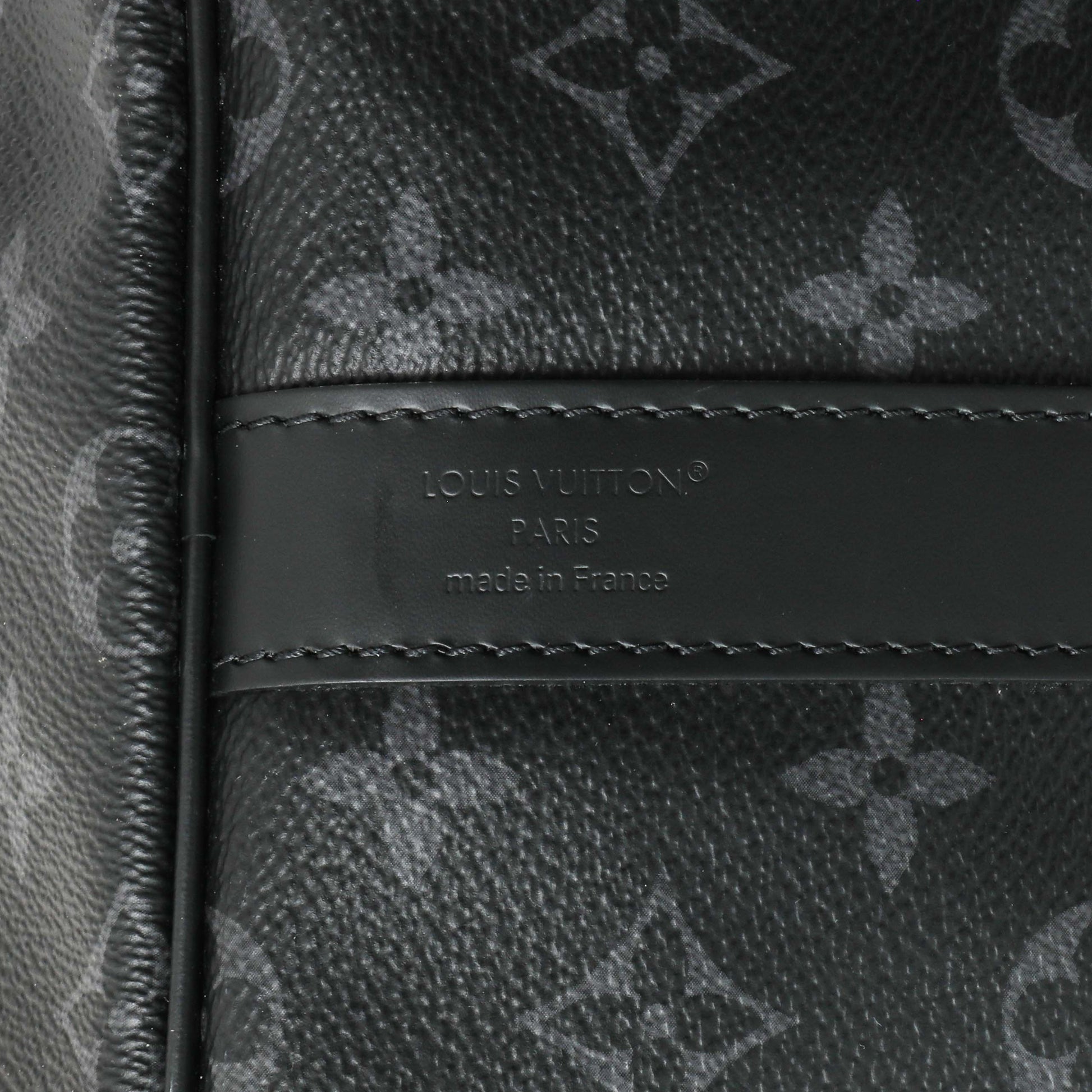 Exclusive Louis Vuitton Monogram Eclipse Keepall Bandouliere 55 — Alternate View 9