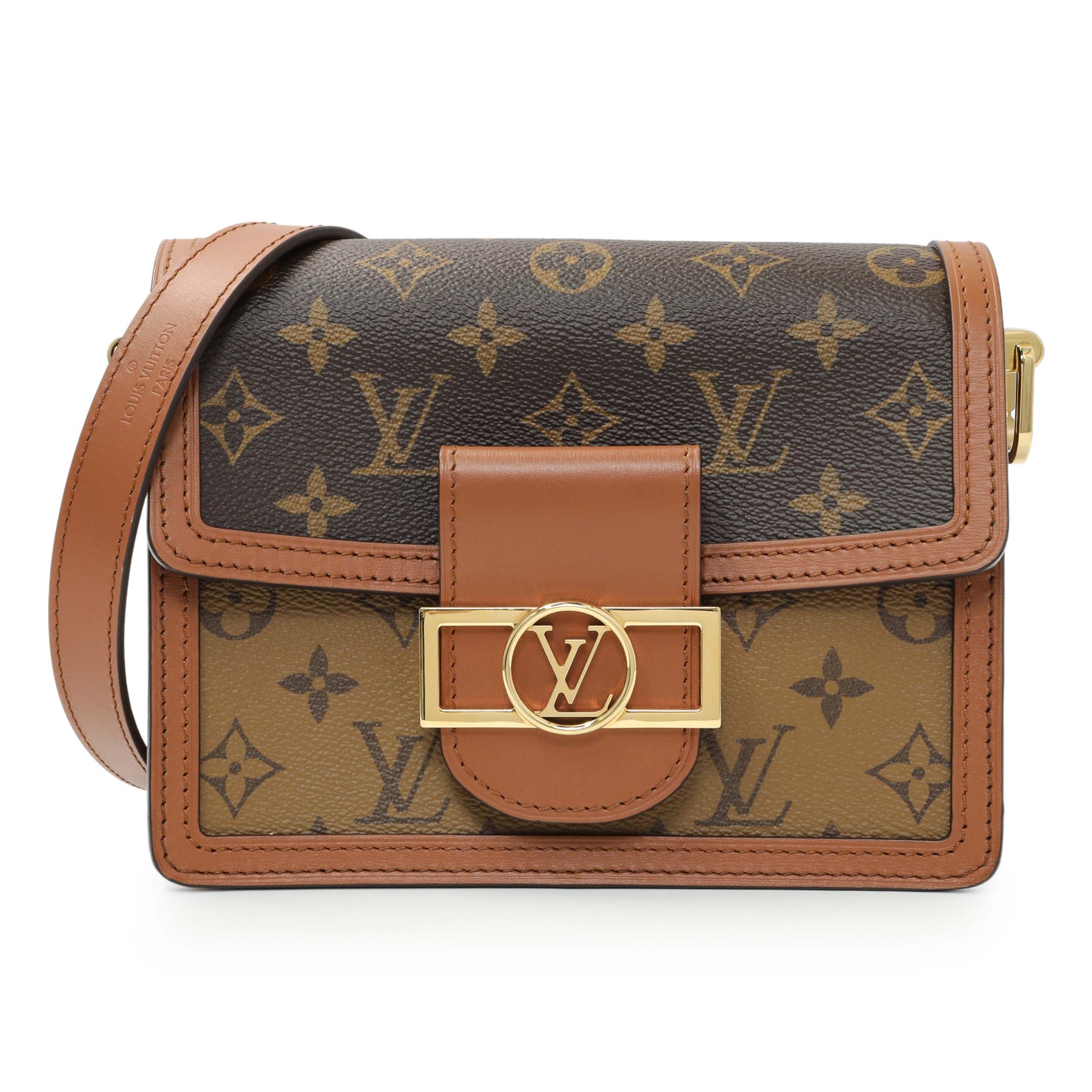 Exclusive Louis Vuitton Reverse Monogram Mini Dauphine — Front View
