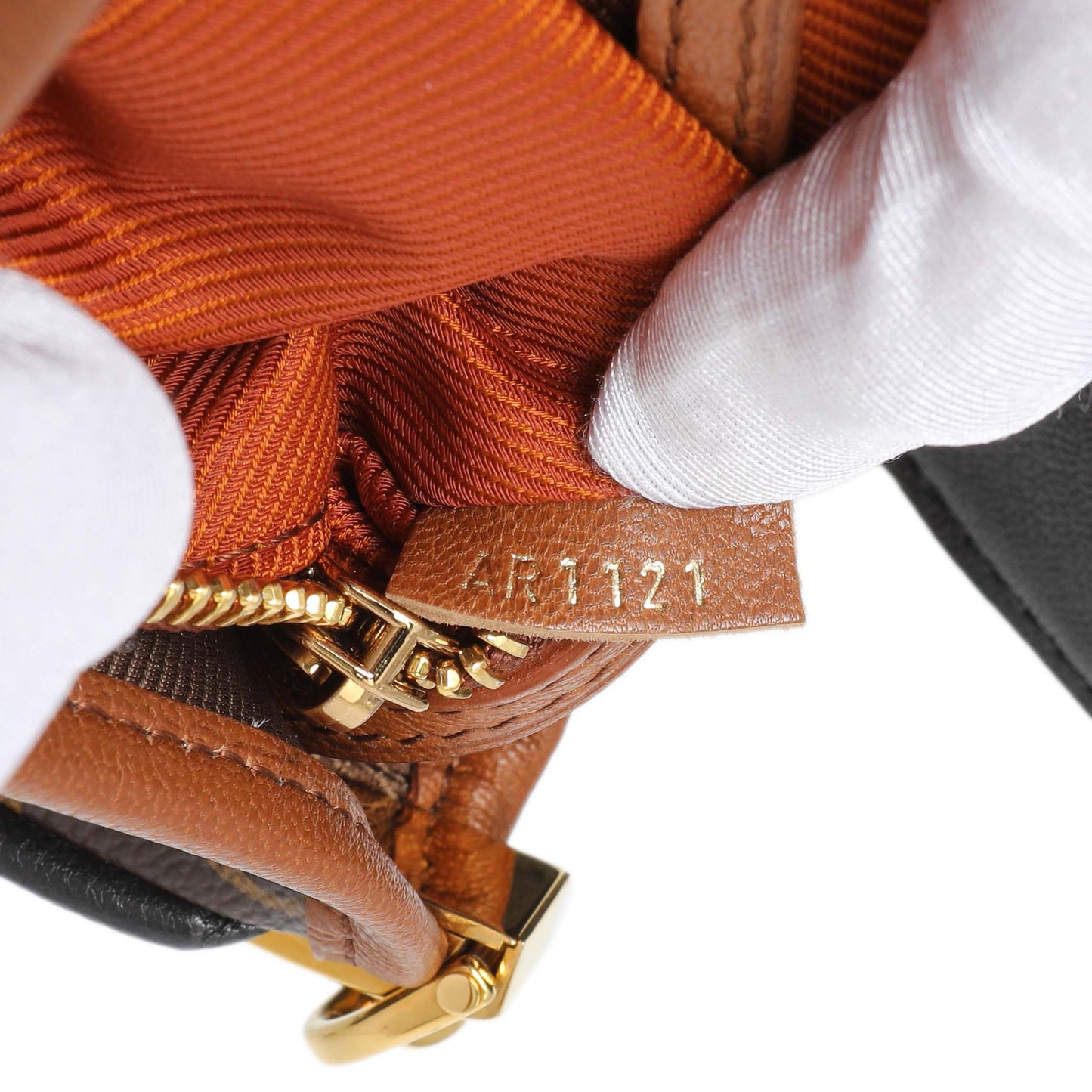 Exclusive Louis Vuitton Marine Monogram Blocks Pochette Plate Clutch — Lifestyle View