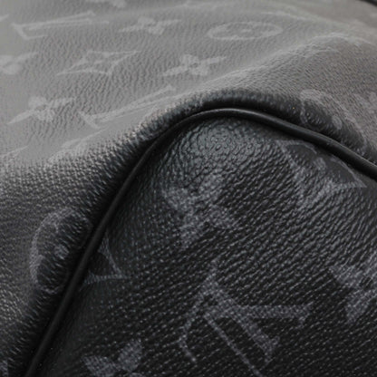 Exclusive Louis Vuitton Monogram Eclipse Keepall Bandouliere 55 — Detail View