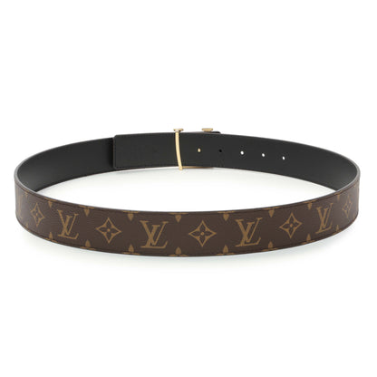 Exclusive Louis Vuitton Monogram LV Initiales 40mm Reversible Belt — Side View