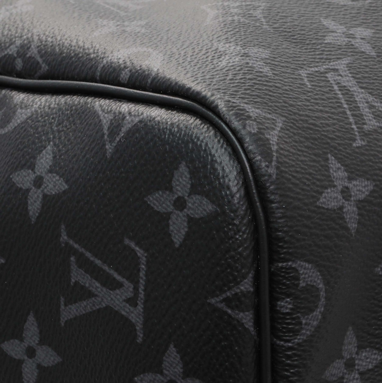 Exclusive Louis Vuitton Monogram Eclipse Keepall Bandouliere 55 — Lifestyle View