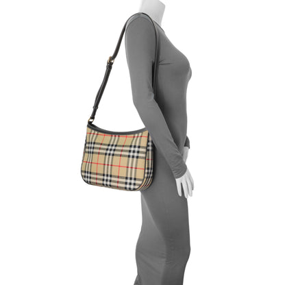 Exclusive Burberry Vintage Black Nova Check Shoulder Bag — Alternate View 7