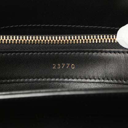 Exclusive Celine Black Calfskin Small 16 Top Handle Bag — Alternate View 8