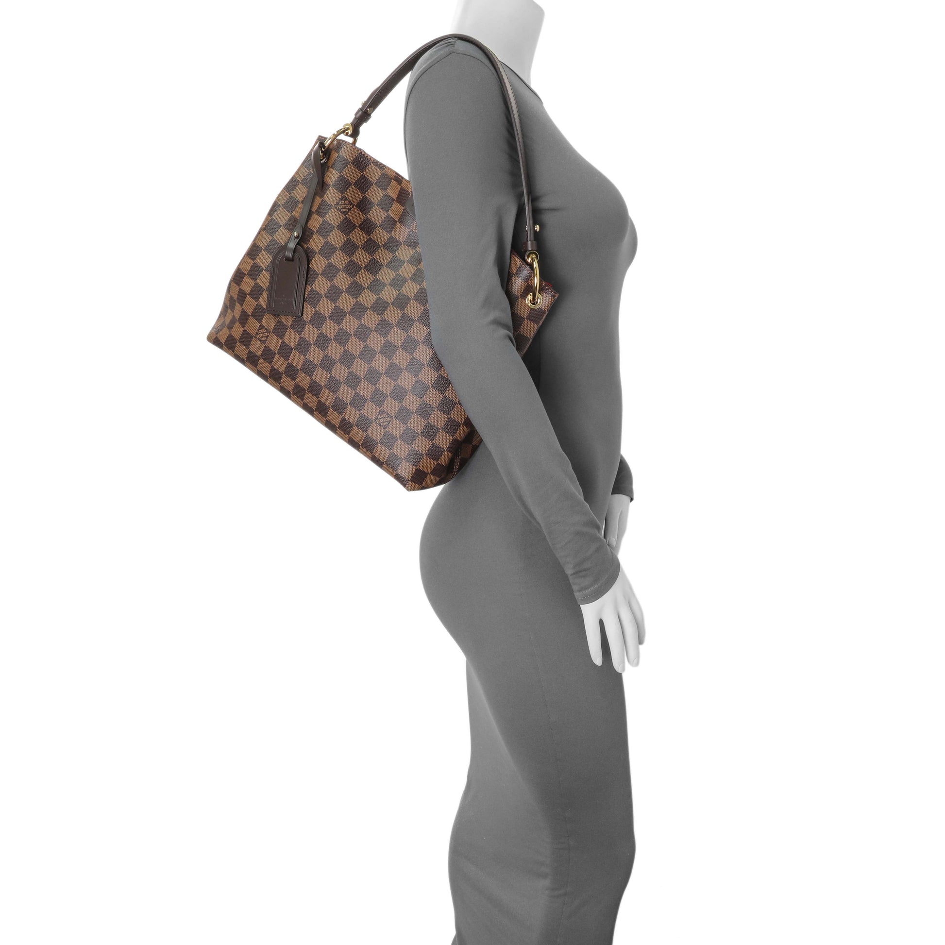 Exclusive Louis Vuitton Damier Ebene Graceful PM — Lifestyle View