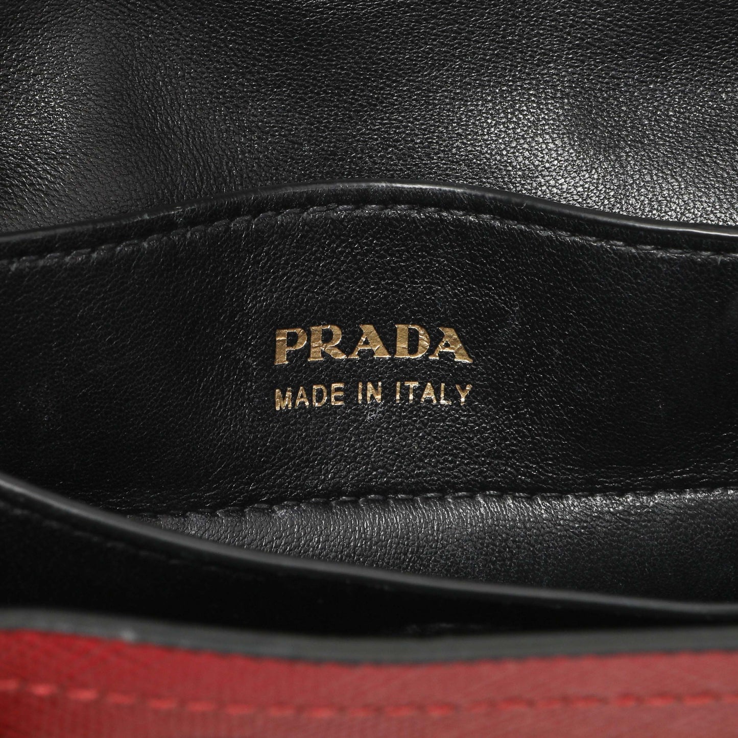 Exclusive Prada Red Saffiano Medium Double Bag — Alternate View 9