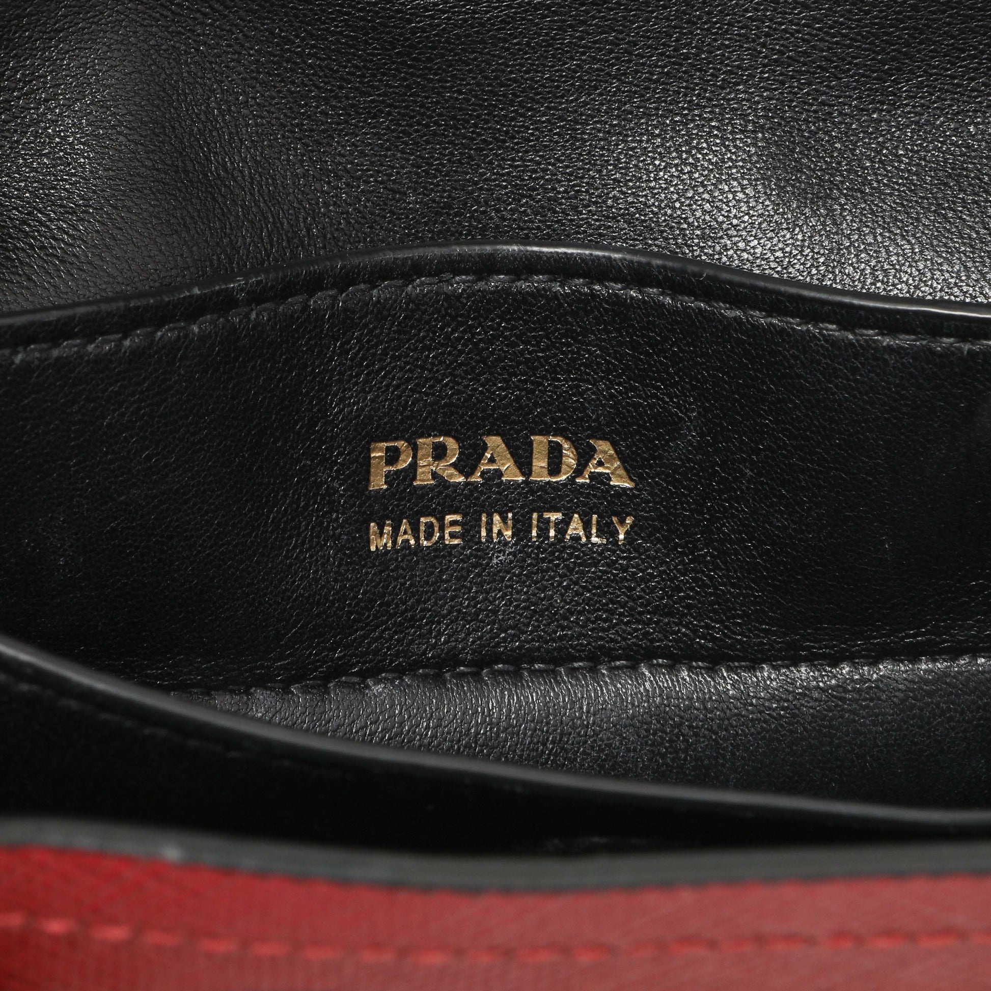 Exclusive Prada Red Saffiano Medium Double Bag — Alternate View 9
