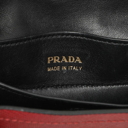 Exclusive Prada Red Saffiano Medium Double Bag — Alternate View 9