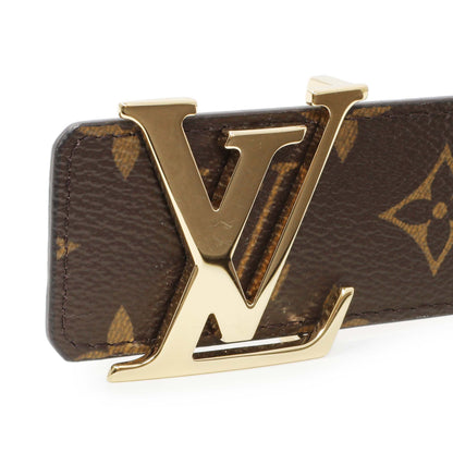 Exclusive Louis Vuitton Monogram LV Initiales 40mm Reversible Belt — Back View