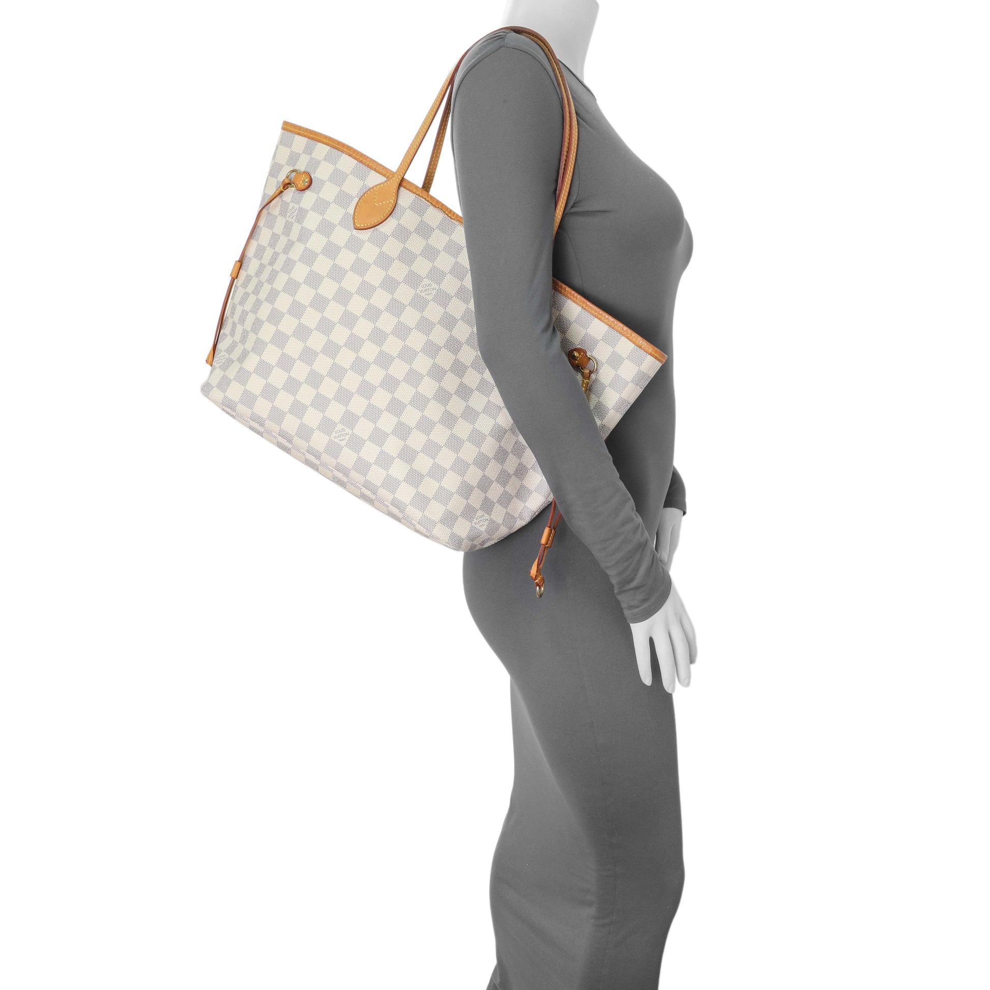 Exclusive Louis Vuitton Damier Azur Neverfull GM — Alternate View 13
