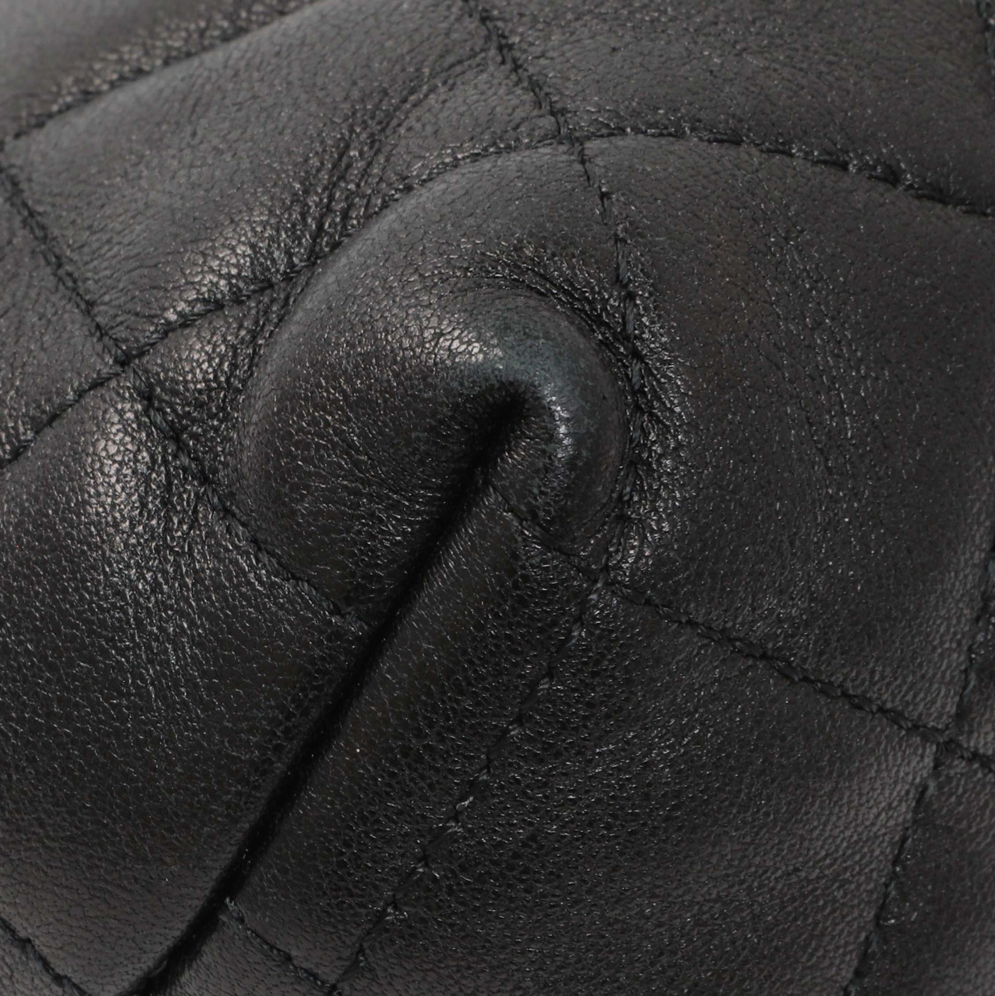 Exclusive Chanel Quilted Lambskin Flap Cosmetic Case — Lifestyle View