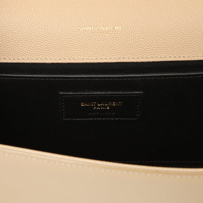 Exclusive Saint Laurent Beige Grain De Poudre Monogram Cassandre Clutch — Alternate View 9