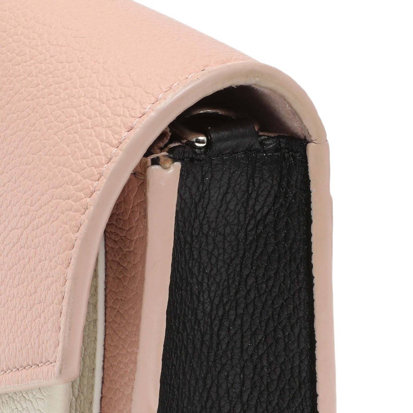 Exclusive Louis Vuitton Pink Calfskin Mylockme Chain Pochette — Alternate View 9