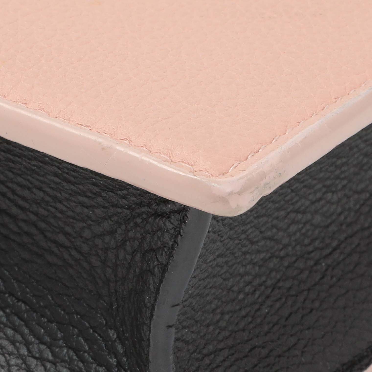 Exclusive Louis Vuitton Pink Calfskin Mylockme Chain Pochette — Lifestyle View