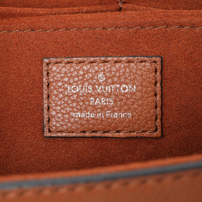 Exclusive Louis Vuitton Caramel Creme Black Soft Calfskin My Lockme Top Handle — Alternate View 9