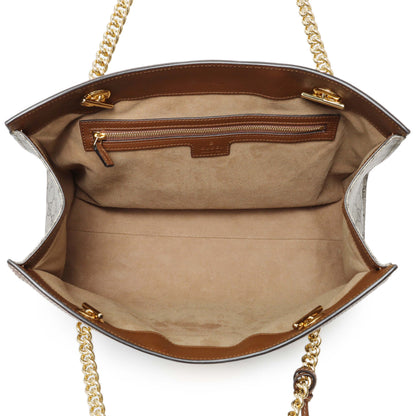 Exclusive Gucci GG Supreme Monogram Medium Padlock Tote — Alternate View 8